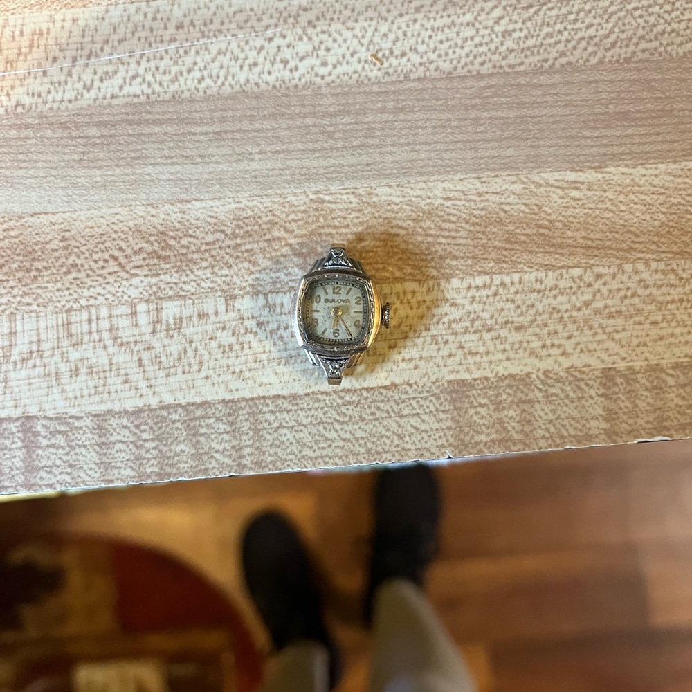 Elegant Bulova Vintage Watch Face